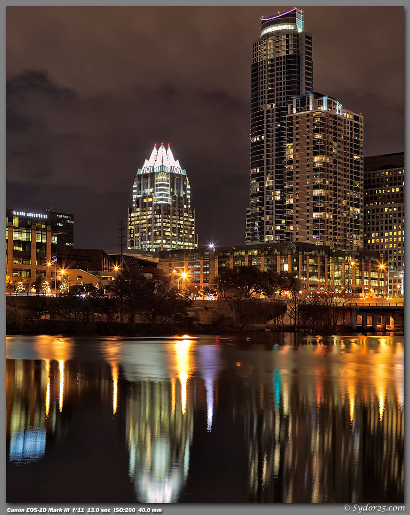 Austin Skyline at Night -- Urban Life & Travel in photography-on-the